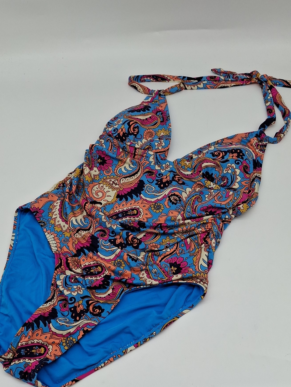 Lucky Brand Poolside Charm One-Piece Swimsuit Multicolor M